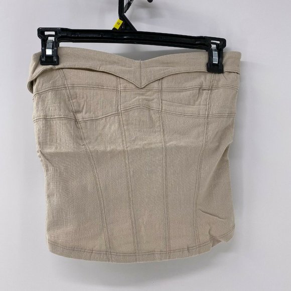 Free people you too tube top sz S in Sand NWT - Picture 2 of 5